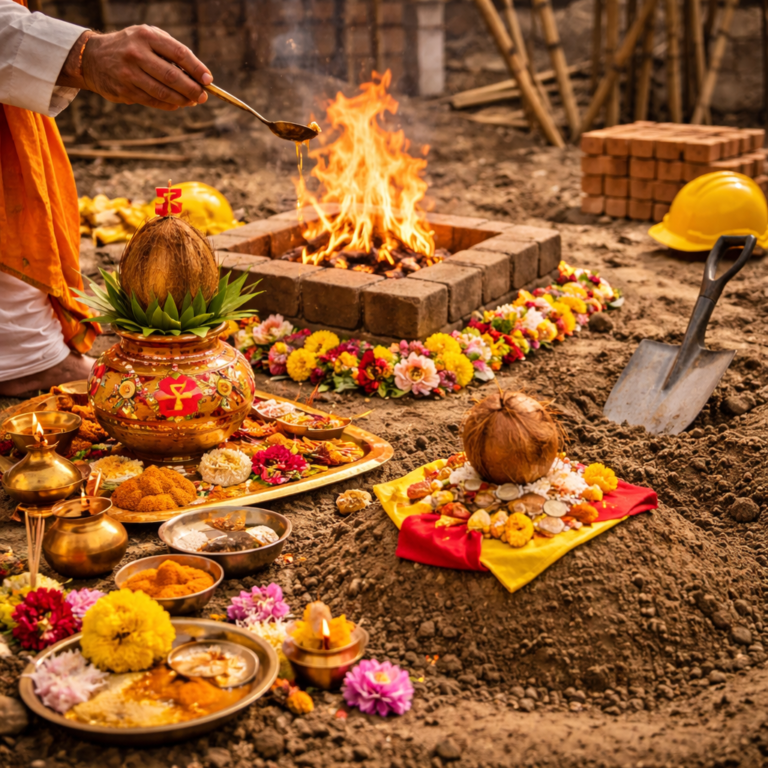 Bhumi Pujan in Varanasi