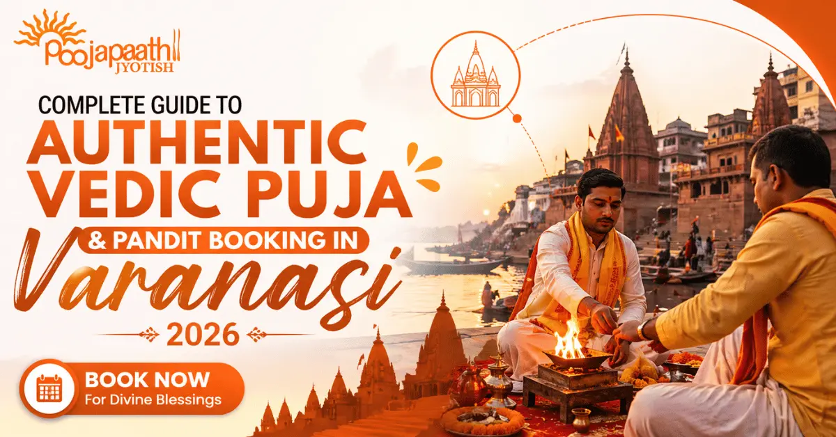Trusted Varanasi Pandit performing Vedic Puja — Online Booking at Pooja Paath Jyotish
